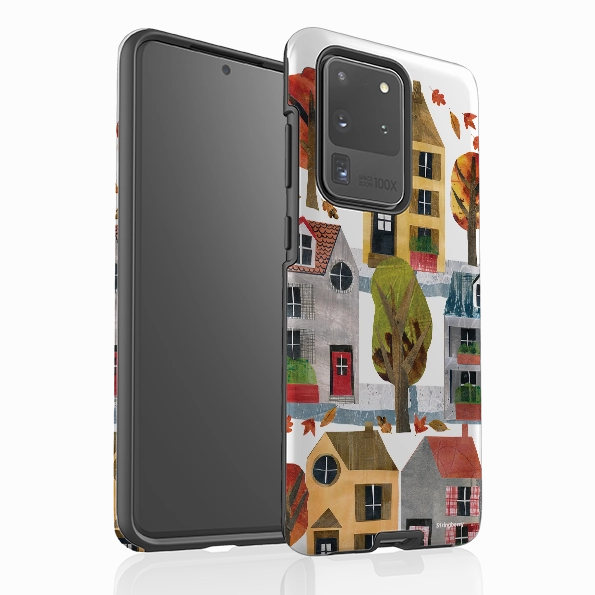 Samsung Tough Case - Houses By Tracey English Protective Corner Edge Shield