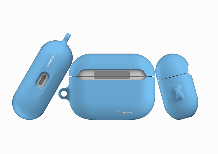 Chicago Blue Airpod Pro Case ( Gen 1 & 2 ) rubberized airpods cover