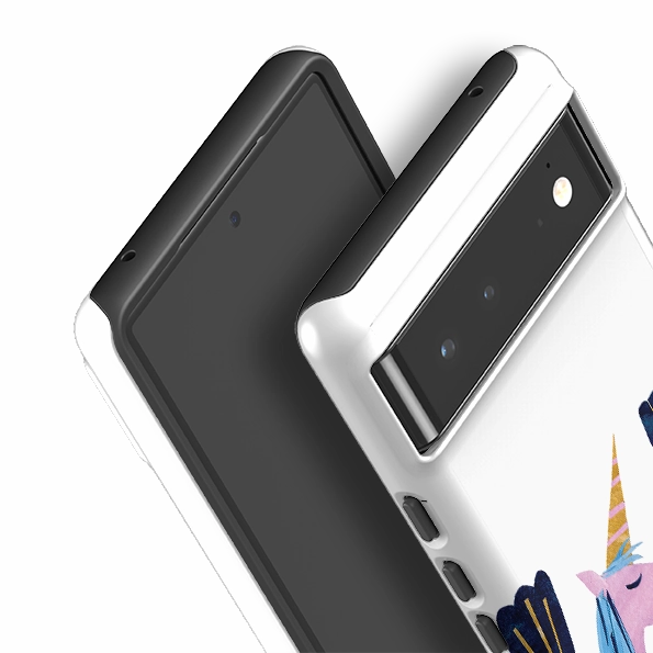 Google Tough Case -  Lilac Unicorn By Tracey English Waterproof Design