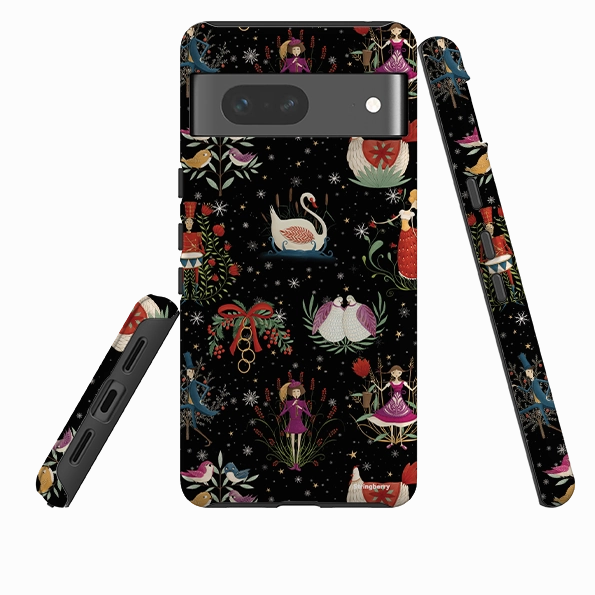 Google Tough Case -  Twelve Days Black By Maja Lindberg Impact Cushion High protection