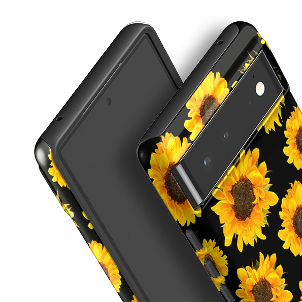 Luxury Build Google Tough Case -  Yellow Sunflowers