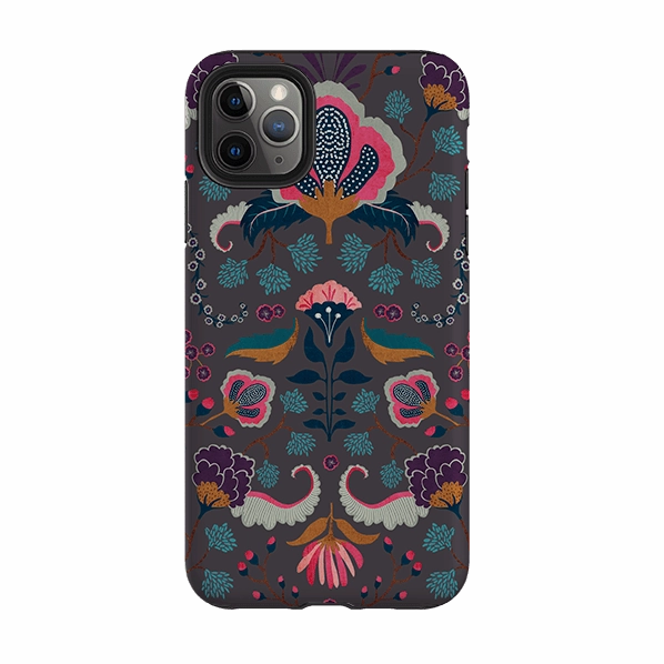 iPhone Tough Case - Folk Floral By Katherine Quinn Protective Lining