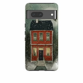Matte Layer Light Build Google Tough Case -  Night Before Christmas By Maja Lindberg