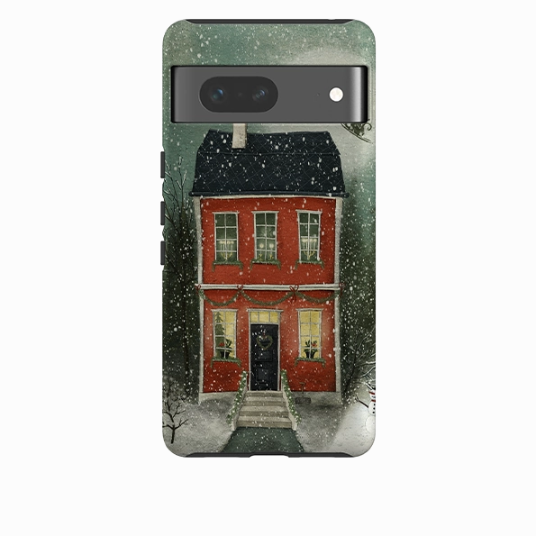 Matte Layer Light Build Google Tough Case -  Night Before Christmas By Maja Lindberg
