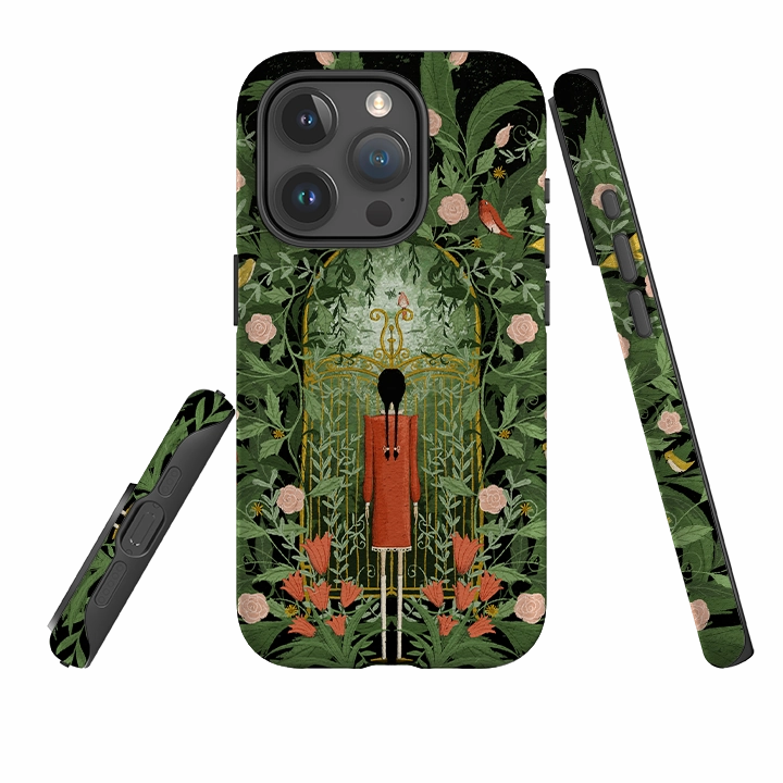 iPhone Case - Secret Garden By Maja Lindberg Rugged Build Soft Surface Layer