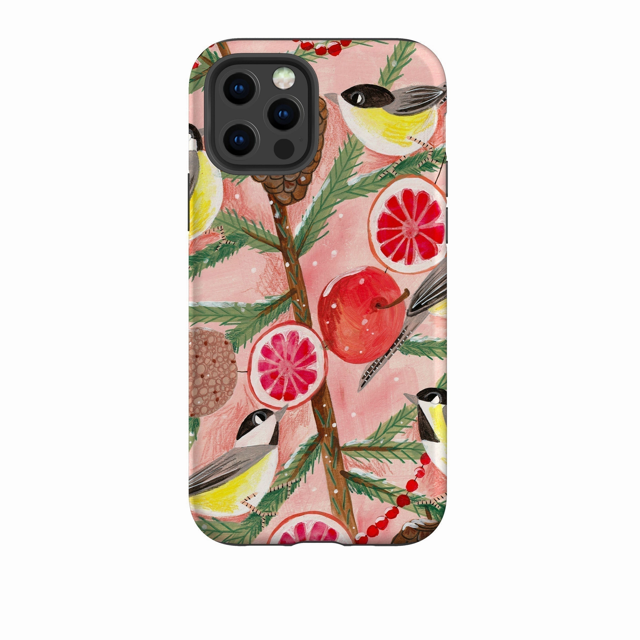 Premium Feel Car Accessory iPhone Tough Case - Chickadee By Caroline Bonne Muller