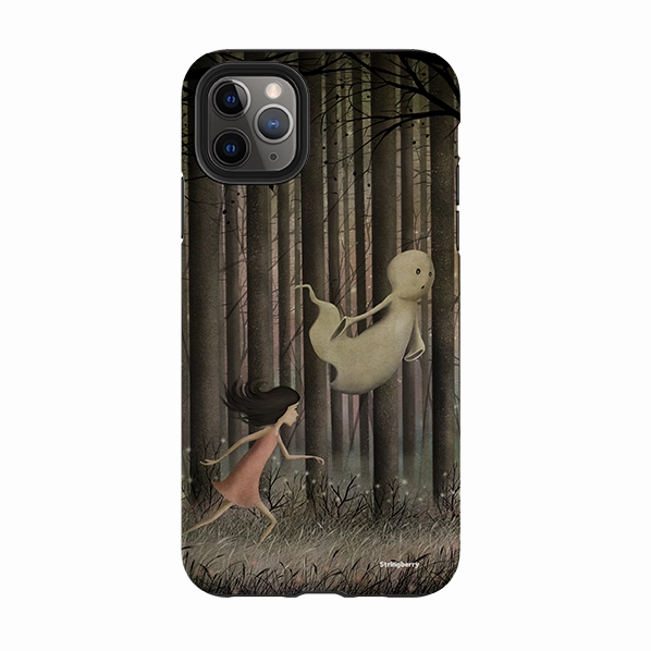 iPhone Tough Case - Little Ghost By Maja Lindberg Light Build