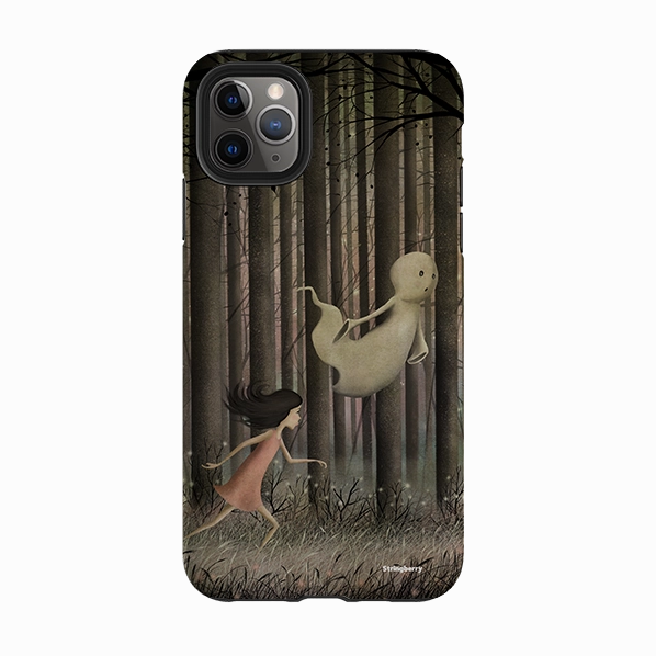 iPhone Tough Case - Little Ghost By Maja Lindberg daily accessory Student Friendly