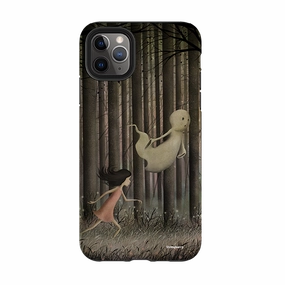 iPhone Tough Case - Little Ghost By Maja Lindberg Light Build