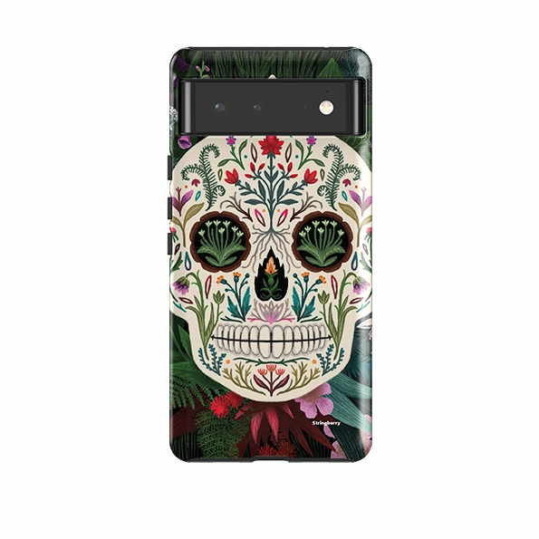 Google Tough Case -  Poison Sugar Skull By Anna Stead Soft Feelings