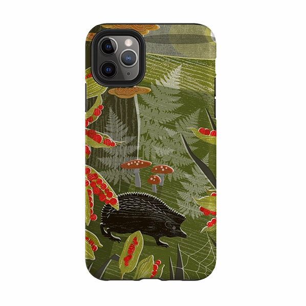Gloss Surface iPhone Tough Case - October Hedgehog By Liane Payne