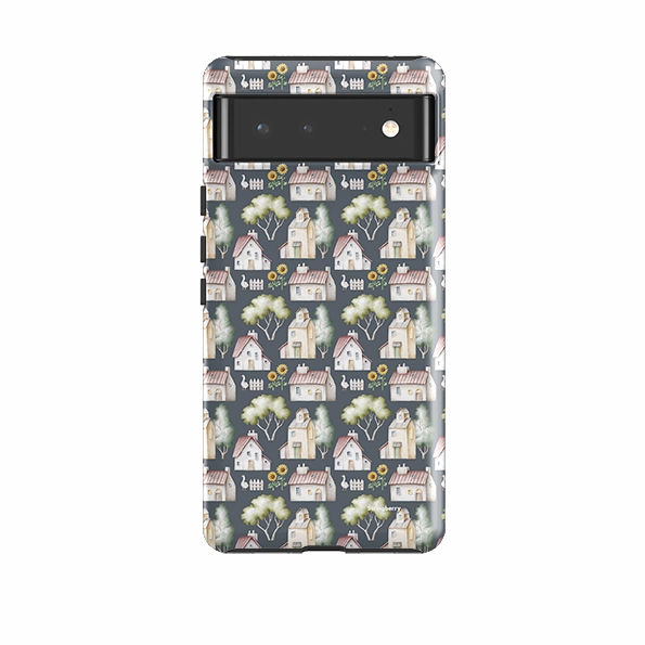 Google Tough Case -  Country Cottage Pattern Easy Access Everyday Look