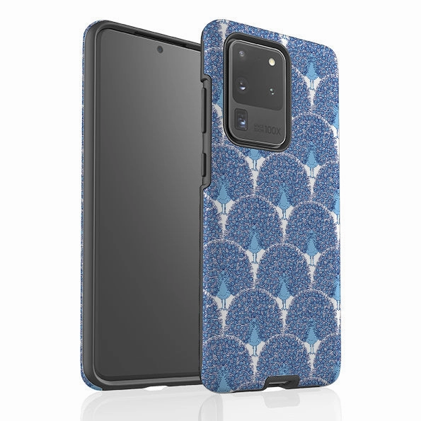 Samsung Tough Case - Peacock Blue By Natalie Pedetti Prack Sleek Form