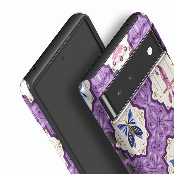 Google Tough Case -  Wingframes Med Purple By Jenny Zemanek Comfort Fit Drop Shield