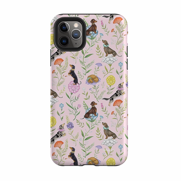 Luxury Shine Minimal Texture iPhone Tough Case - Doxy Day Afternoon Petal By Catherine Rowe