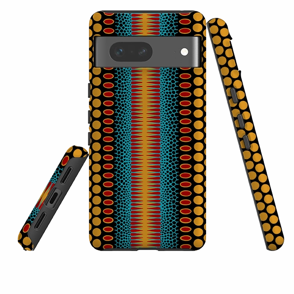 Google Tough Case -  Tropical Spot Vertical By Cressida Bell Colorful Accent Protective Build Texture