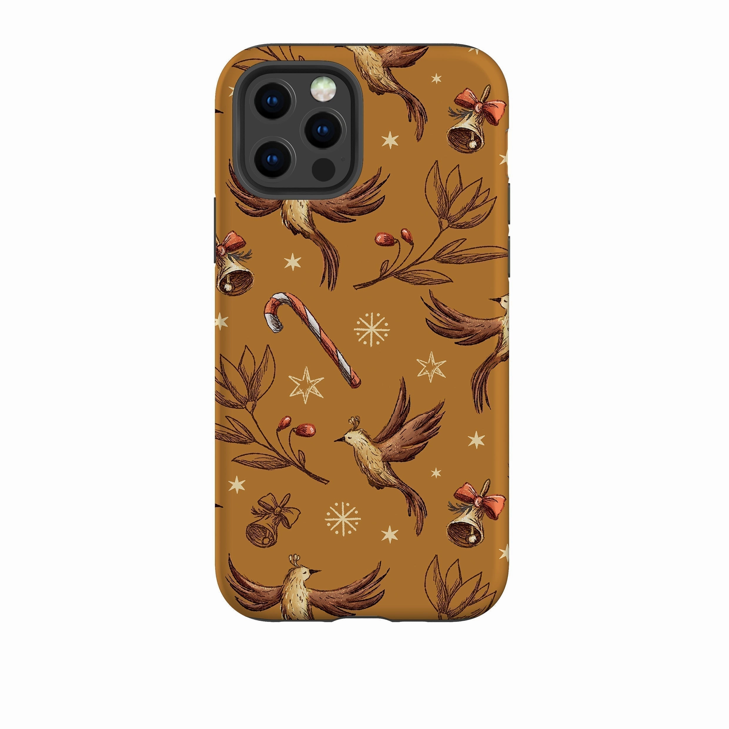 Soft Design Textured Detail iPhone Tough Case - Xmas Candy