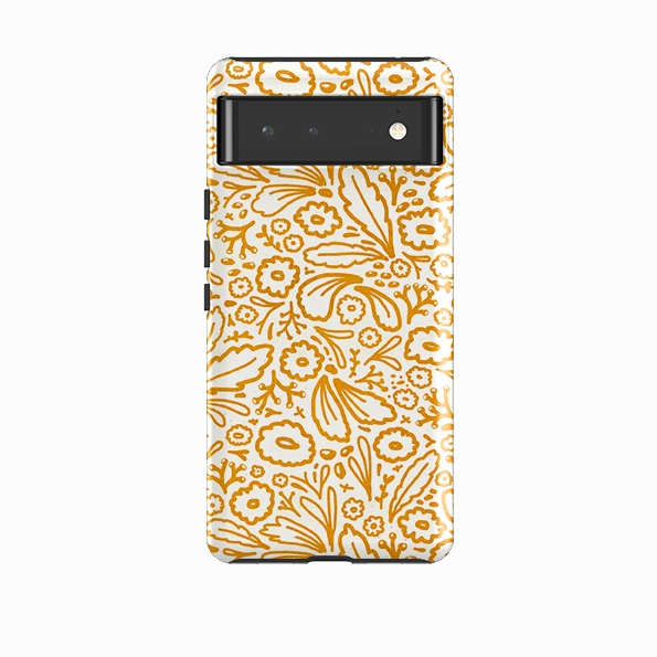 Modern Edge Google Tough Case -  Wind Fall Mustard By Katherine Quinn