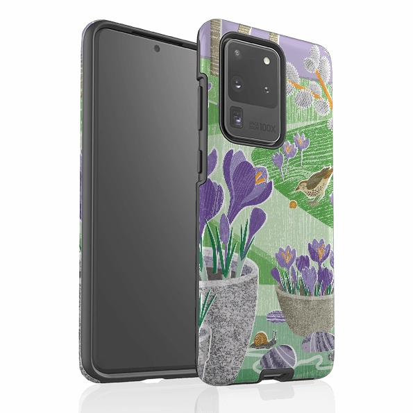 Urban Design Soft Detail Layer Samsung Tough Case - Crocus By Liane Payne