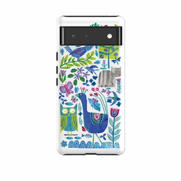 Smooth Protection Flexible Build Form Google Tough Case -  Back Garden By Tracey English