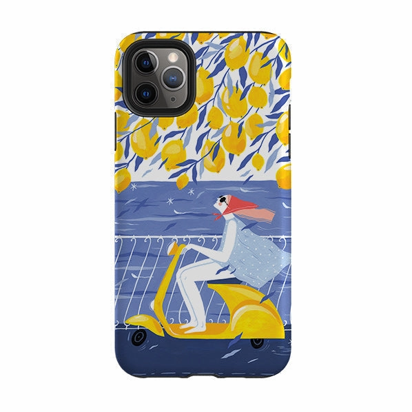 iPhone Tough Case - Amalfi Ride By Madalina Andronic Protective Shell Design
