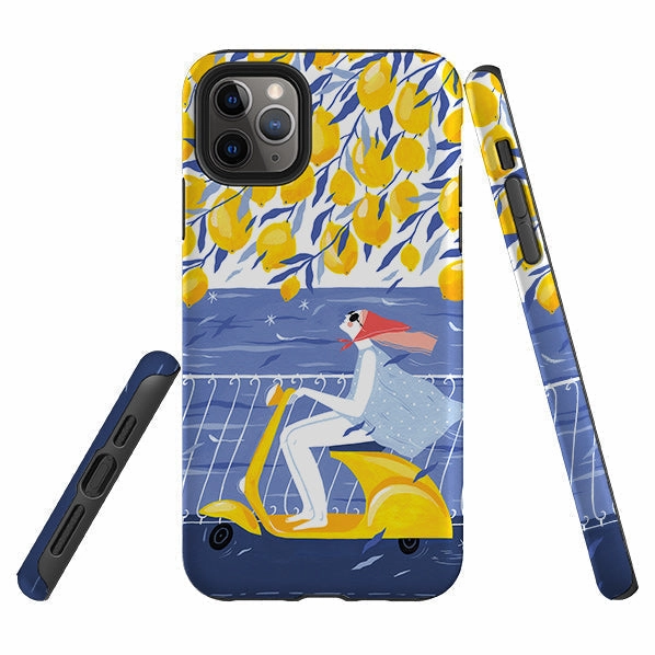 Textured Finish iPhone Tough Case - Amalfi Ride By Madalina Andronic