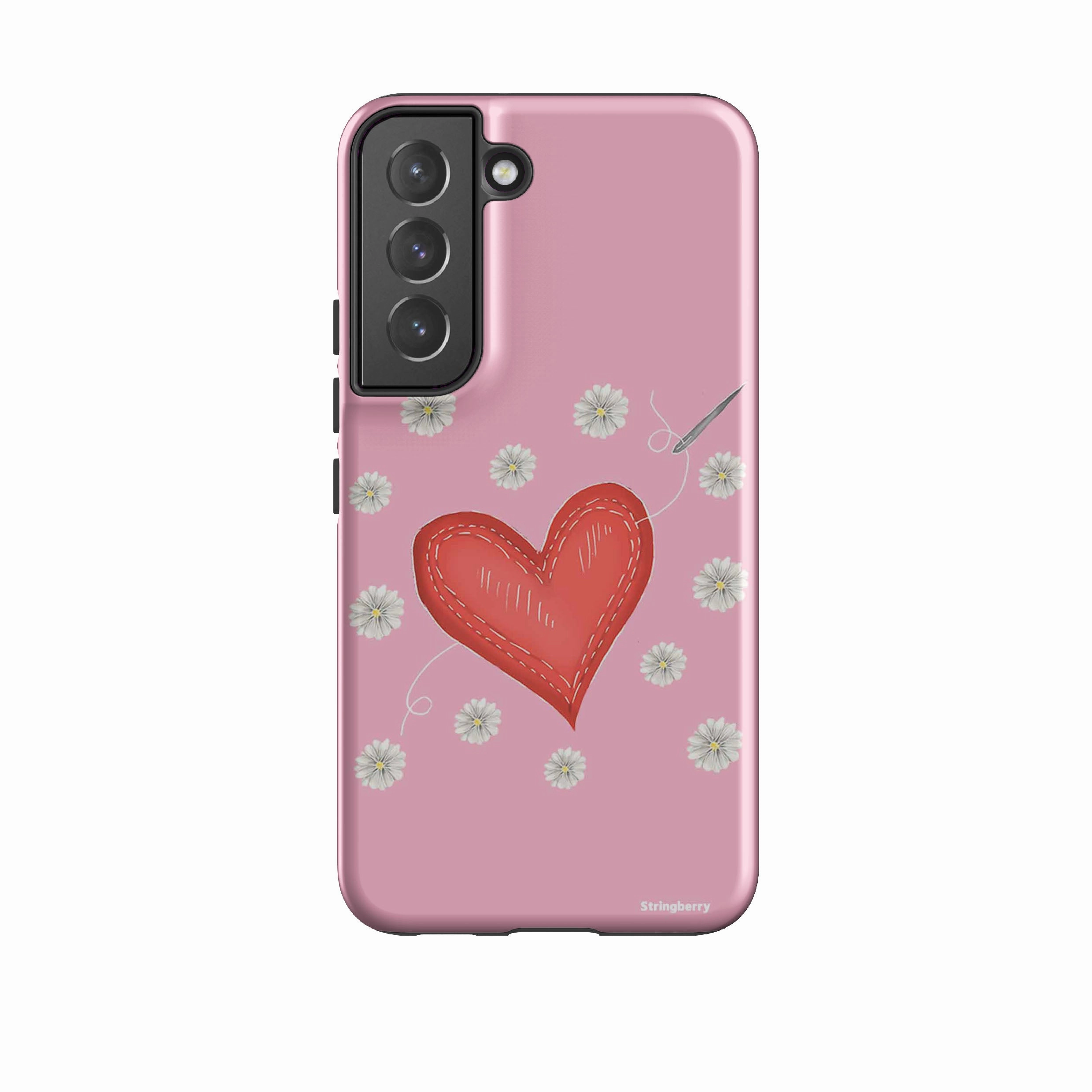 Car Accessory Samsung Tough Case - Love Heart Sewing By Catherine Rowe