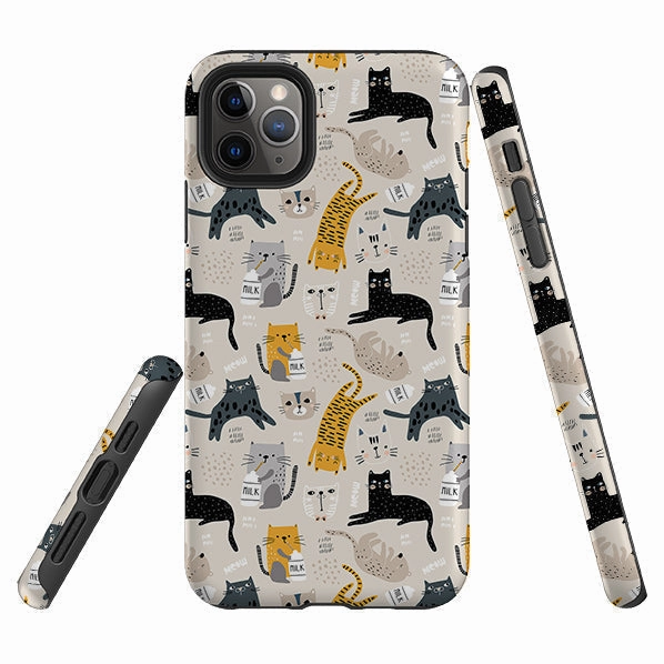 iPhone Tough Case - Buttons Sleek Feel