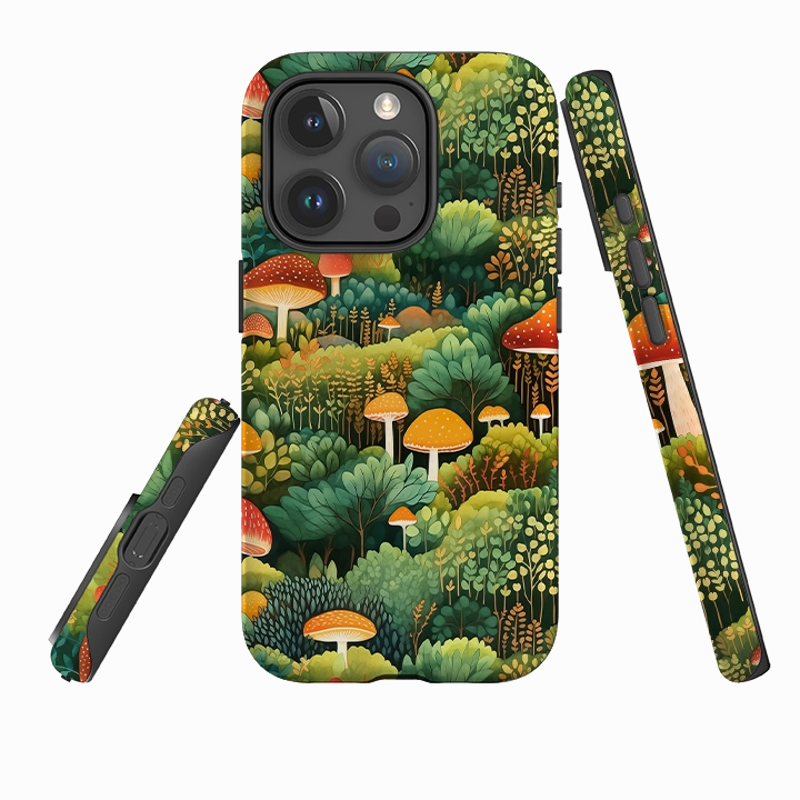 Stylish frame Tough Exterior iPhone Tough Case - Gwydir Forest