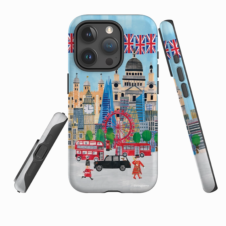 iPhone Tough Case - Spring In London II By Tracey English Protective Texture Finish