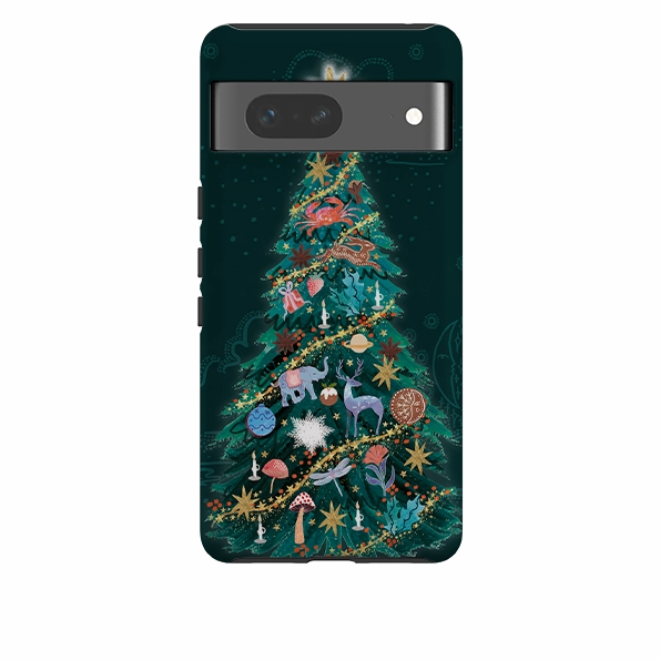Google Tough Case - Kitsch Tree By Emma Frances Grant Comfort Padding Tactile Buttons