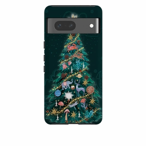 Soft Touch Ultra Slim Google Tough Case - Kitsch Tree By Emma Frances Grant