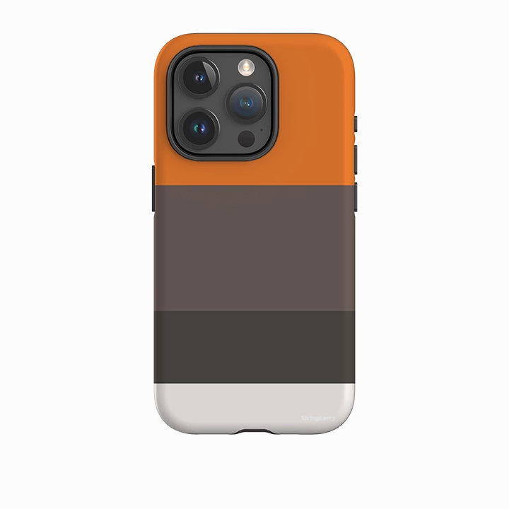 Minimal Detail Protective Fit iPhone Tough Case - Los Angeles Chroma