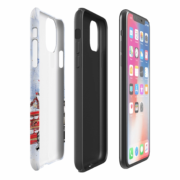 iPhone Tough Case - London Icons Comfort Build Layer Smooth Touch