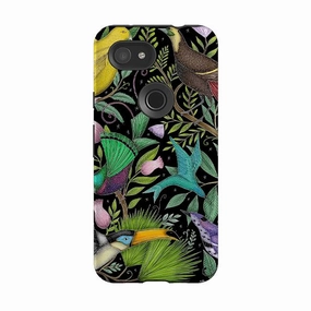 Google Tough Case -  Exotic Birds By Catherine Rowe Hybrid Edge Protective Corner