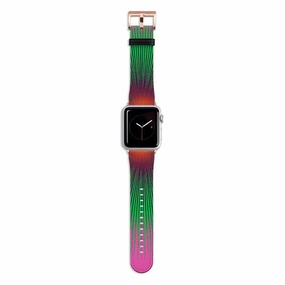Modern Utility Look Flexible Soft Finish Apple Watch Strap Pink Halos By Kitty Joseph