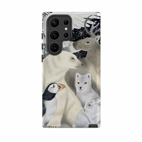 Samsung Tough Case - Creatures Of The North By Bex Parkin Polished Surface Texture