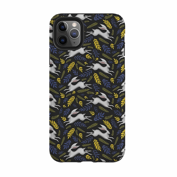 Comfort Finish Portable Fit iPhone Tough Case - Hares By Catherine Rowe