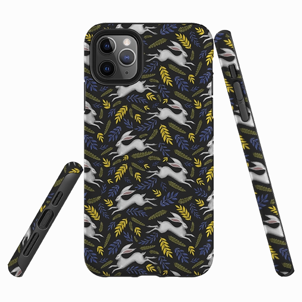 Soft Finish Layer iPhone Tough Case - Hares By Catherine Rowe