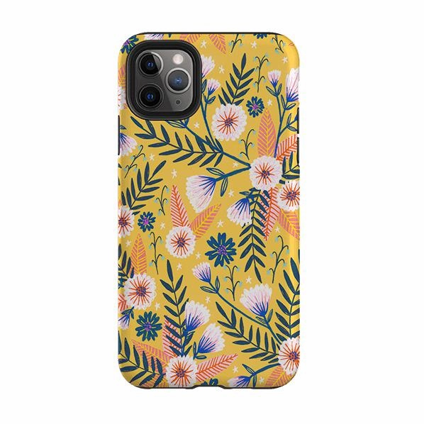 Student Gear Rugged Frame Design iPhone Tough Case - Summertime Garden By Lee Foster Wilson