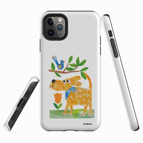 iPhone Tough Case - Days Of Dogs VI By Tracey English Modern Surface Design