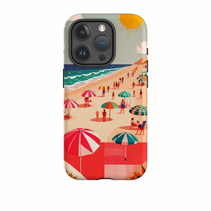 iPhone Tough Case - Mediterranean Beach Durable Build Quality