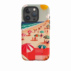 Flexible Detail iPhone Tough Case - Mediterranean Beach