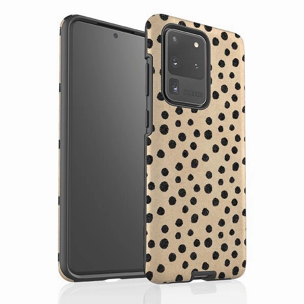 Bold Look Polished Texture Samsung Tough Case - Sand Dots