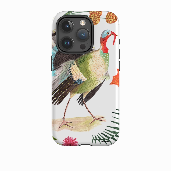 Soft Design Rugged Design iPhone Tough Case - Turkey By Caroline Bonne Muller
