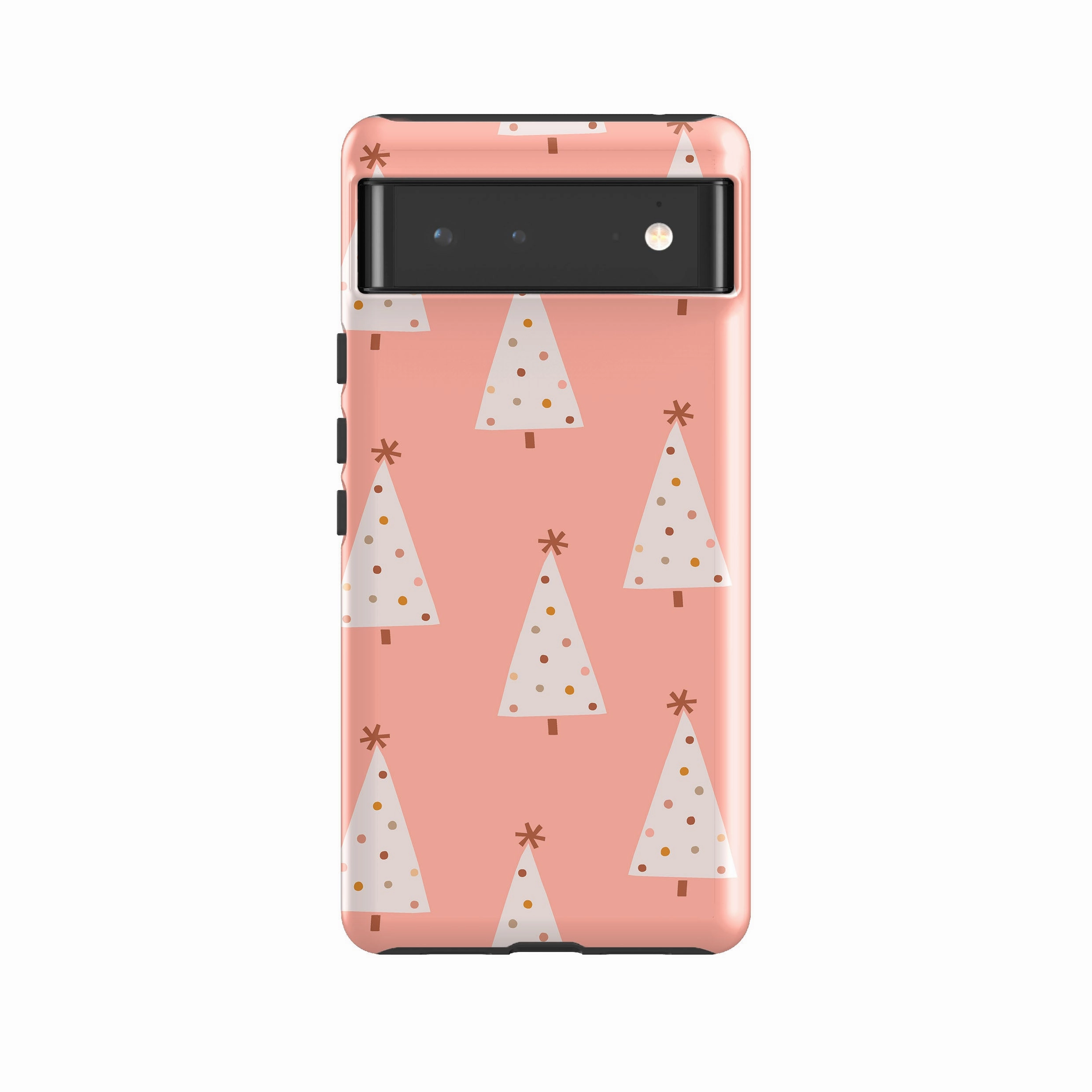 Google Tough Case -  Pink Xmas Trees Portable Layer
