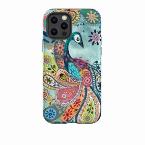 Gloss Surface iPhone Tough Case - Peacock Dreams By Caroline Bonne Muller