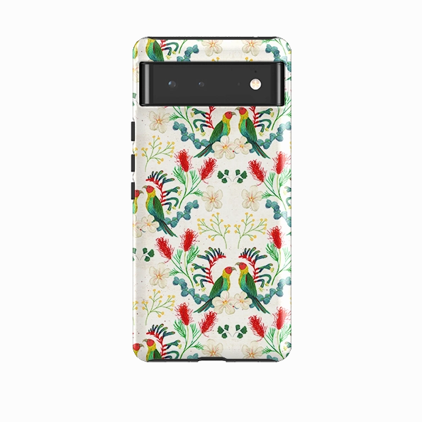 Google Tough Case -  Rainbow Lorikeet By Katherine Quinn Matte Edge