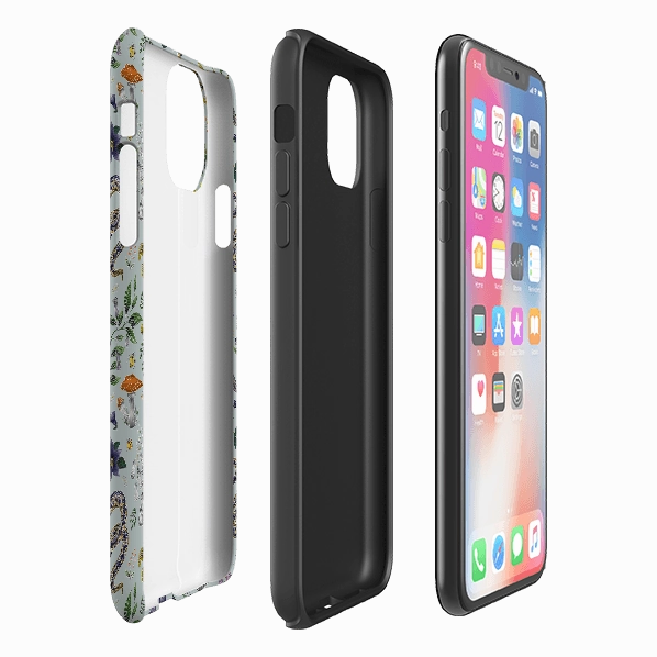 Protective Edge Layer iPhone Tough Case - Poisonous 2 By Catherine Rowe