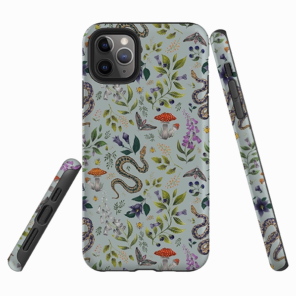 Grip Enhanced iPhone Tough Case - Poisonous 2 By Catherine Rowe